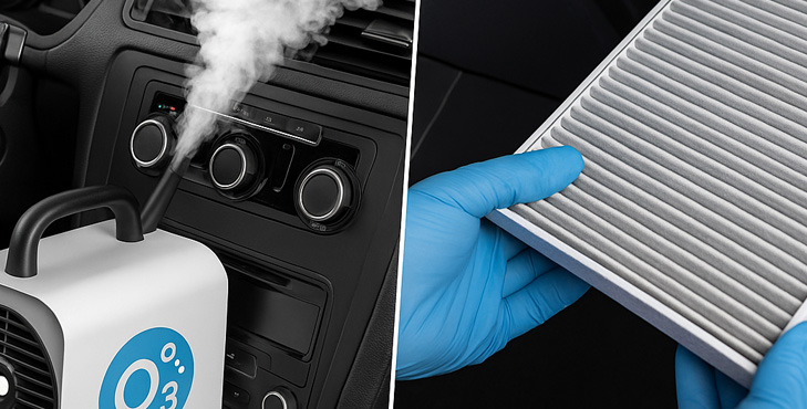 Ozonowanie i wymiana filtra kabinowego